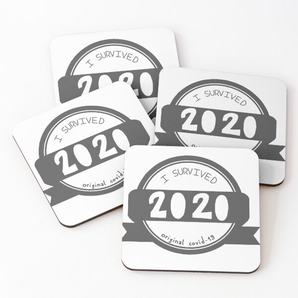 Item preview, I survived 2020 pride badge transparent grey version designed and sold by cu-b3.
