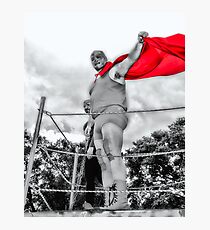 in Red Photographic Print