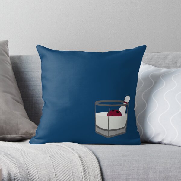 Hey, careful, man, there's a beverage here! Throw Pillow
