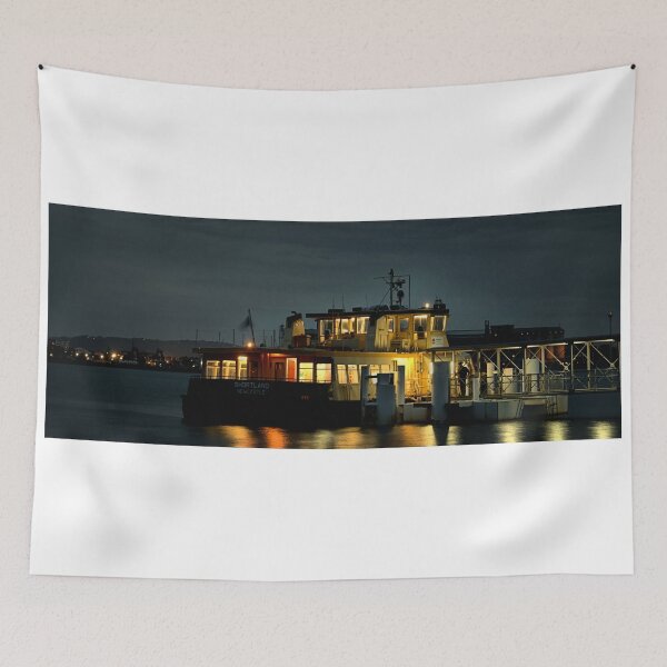 Item preview, Newcastle to Stockton Ferry at Night - NSW Australia designed and sold by Bev Woodman.