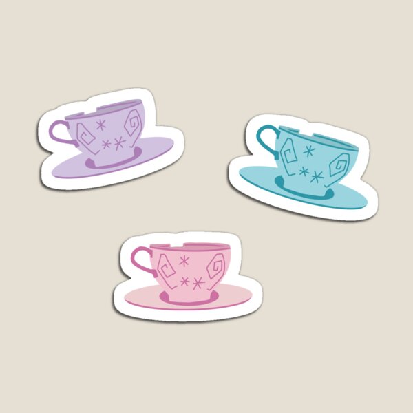 Alice Tea Cups Pack Sticker for Sale by designbykaitlin