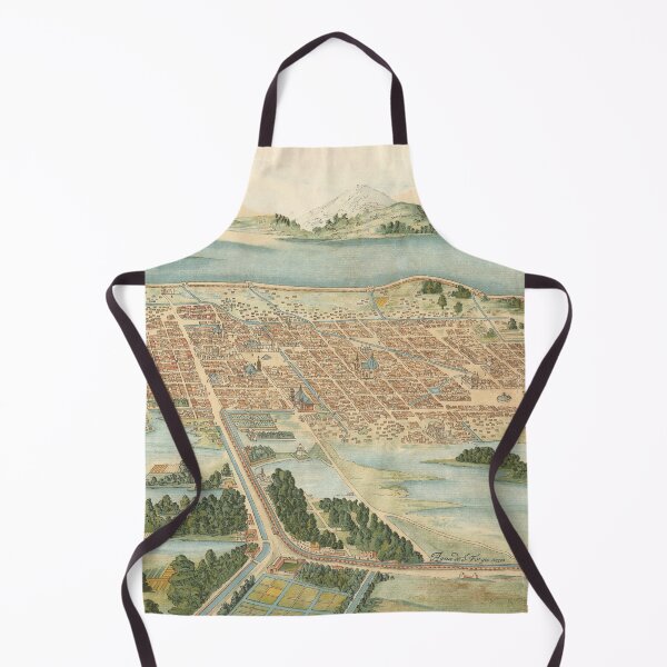 Item preview, Vintage Pictorial Map of Mexico City (1628) designed and sold by BravuraMedia.
