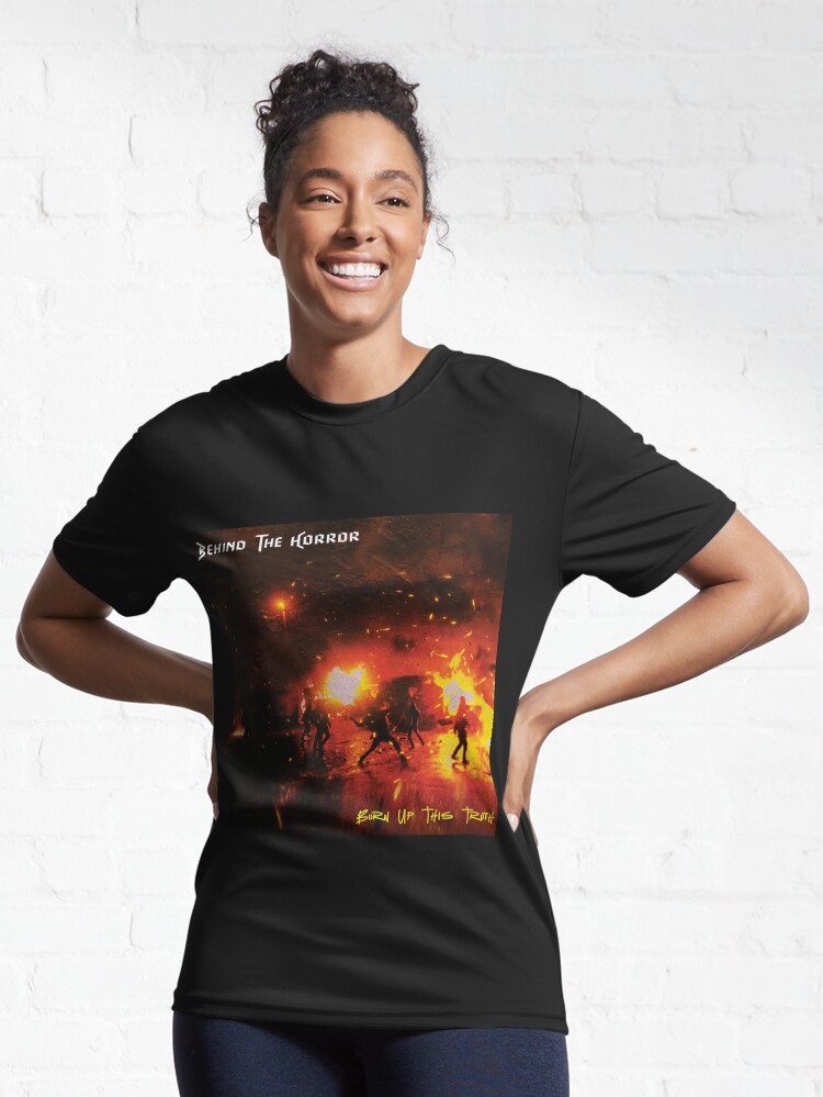 Alternate view of Burn Up This Truth Active T-Shirt