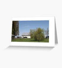 Just Another Day in Our Backyard - #4 in Series Greeting Card