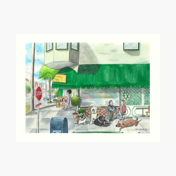 Angelina's Art Print
