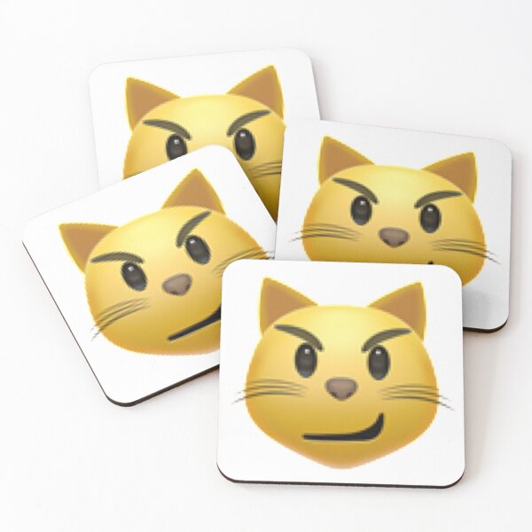 Item preview, smirking cat emoji  designed and sold by ashlynstickers.