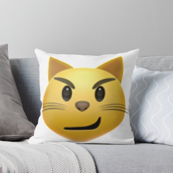 Item preview, smirking cat emoji  designed and sold by ashlynstickers.