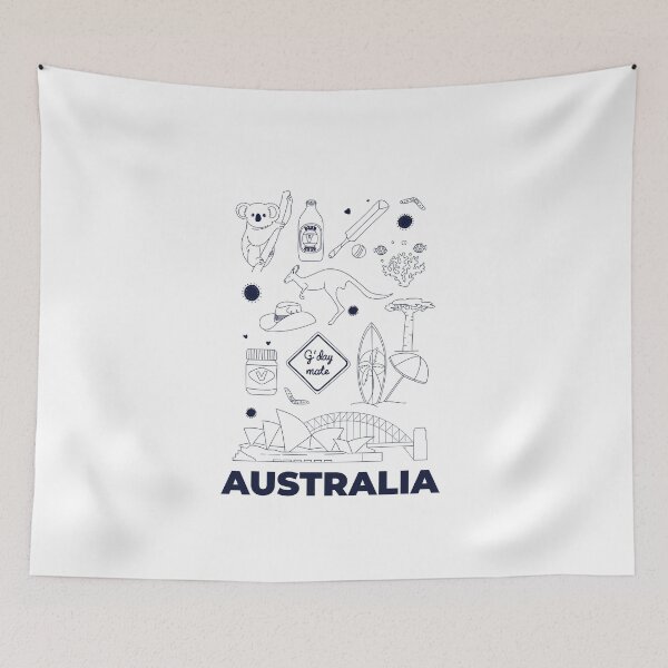 Item preview, Australia | Doodle designed and sold by modernzen.