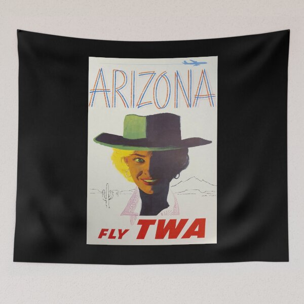 Item preview, Arizona vintage travel poster designed and sold by stickart-marek.