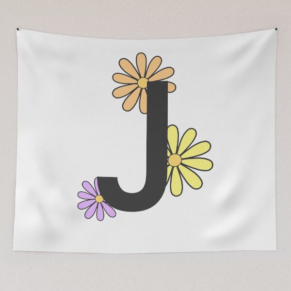 Item preview, Floral Letter J designed and sold by passionatelyem.