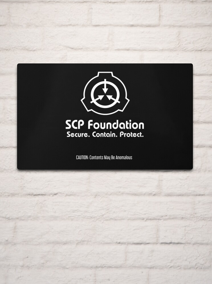 SCP Foundation Logo Transparent Metal Print for Sale by Omnavis