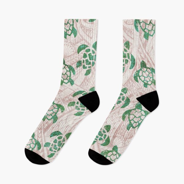 Item preview, Polynesian Tribal Turtle Tapa Print designed and sold by sunnthreads.