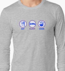 Eat Sleep Cook Long Sleeve T-Shirt