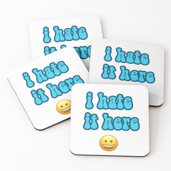 Item preview, i hate it here designed and sold by stickersbytay.