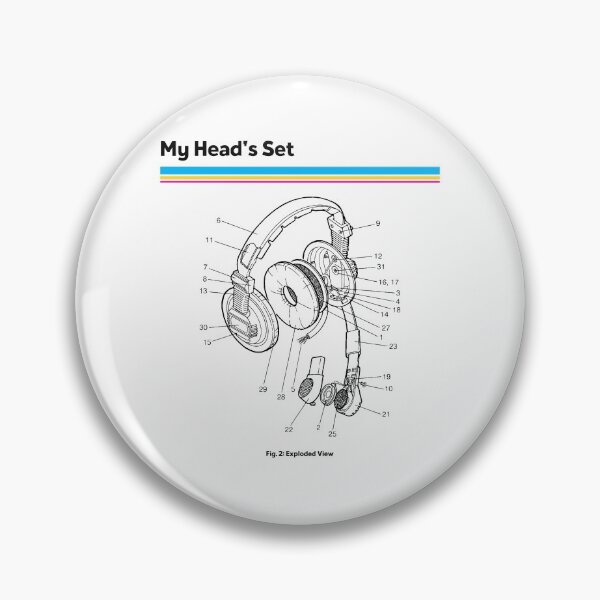 Item preview, My Head's Set. Audio Gamer Headset Pun. Funny designed and sold by shirtdan.