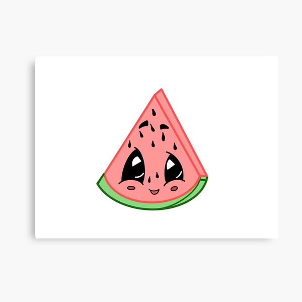 Cute Watermelon Canvas Prints | Redbubble