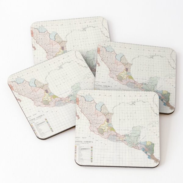 Item preview, Vintage Central America Linguistic Map (1909) designed and sold by BravuraMedia.