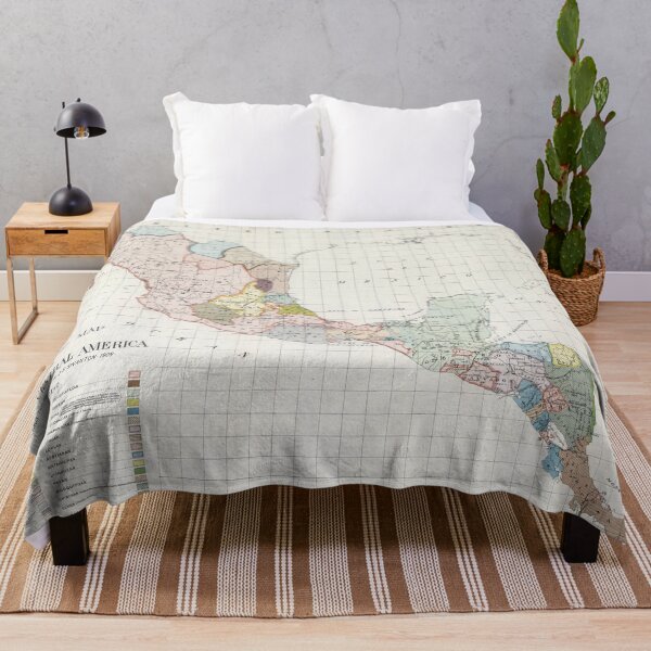 Item preview, Vintage Central America Linguistic Map (1909) designed and sold by BravuraMedia.