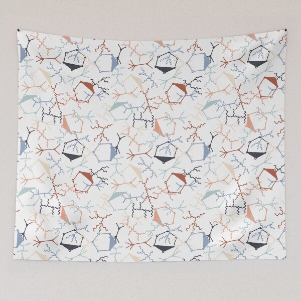 Item preview, Chaotic Particle Physics on White designed and sold by Hodgepodge Bricolage.