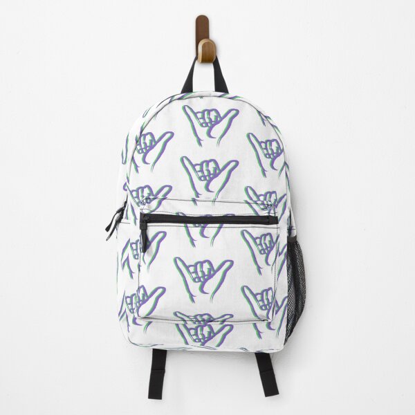 Item preview, Purple and Green Hippie Shaka Surf Sign designed and sold by Alexandra Renee.