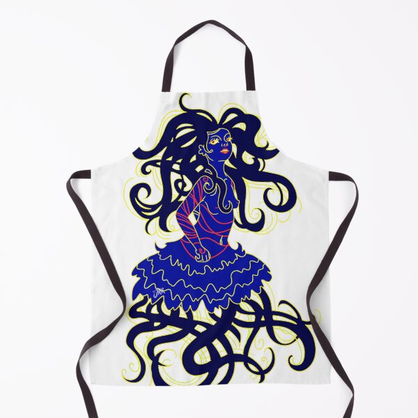 Item preview, Jellyfish Mermaid- blue designed and sold by Jenny Kirk.