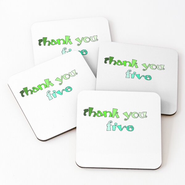 Item preview, Thank you five! designed and sold by hraeofsunshine.