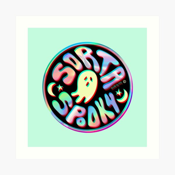 Holo Sorta Spooky © Art Print
