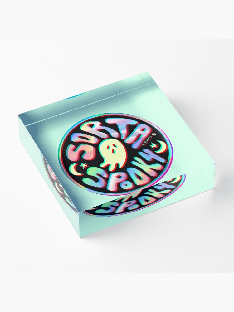 Alternate view of Holo Sorta Spooky © Acrylic Block
