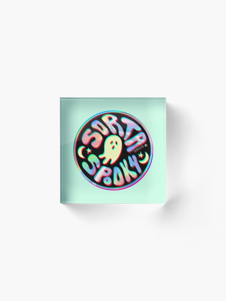 Alternate view of Holo Sorta Spooky © Acrylic Block