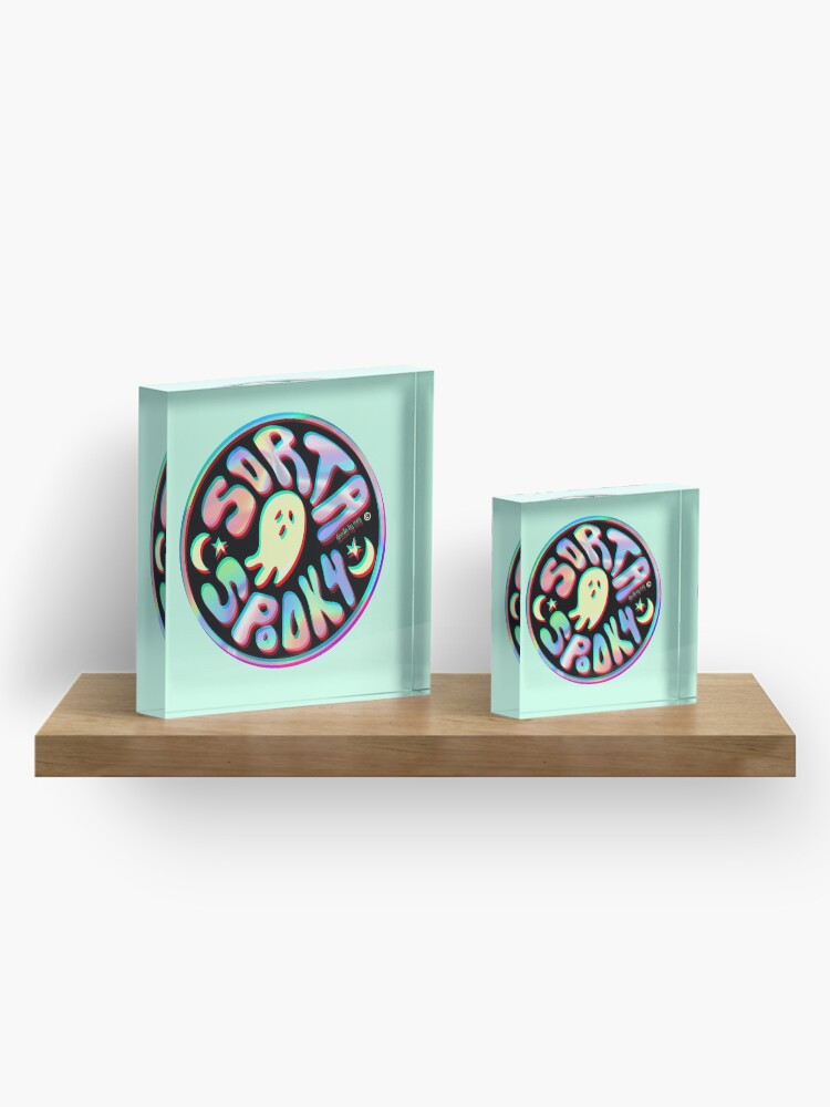 Alternate view of Holo Sorta Spooky © Acrylic Block