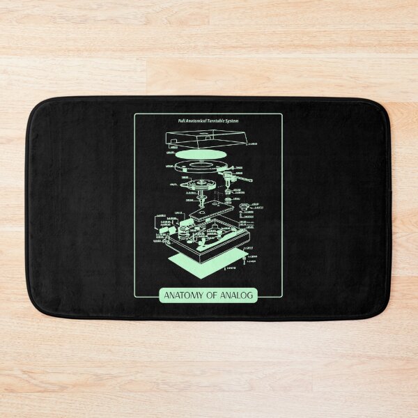 Item preview, Anatomy of Analog. Record Player Exploded View. Dark Background designed and sold by shirtdan.