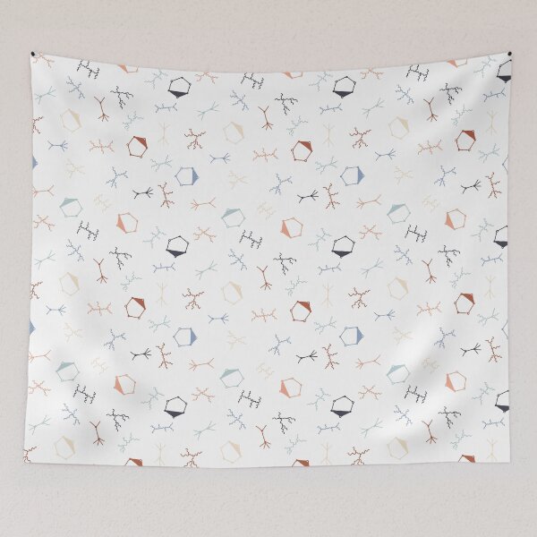Item preview, Ditzy Particle Physics on White designed and sold by Hodgepodge Bricolage.