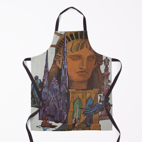 Item preview, New York vintage travel poster designed and sold by stickart-marek.