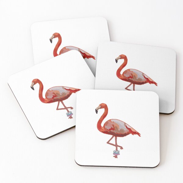 Item preview, Stylish Flamingo With Scrunchies designed and sold by Designs22.