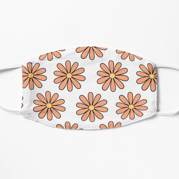Orange Daisies Mask