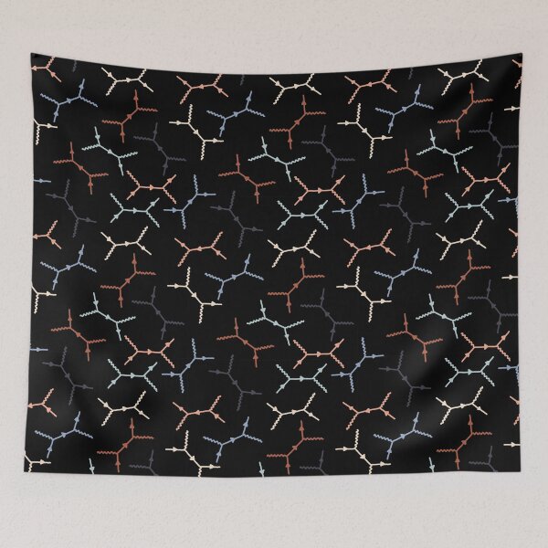 Item preview, Compton scattering Feynman diagrams on Black designed and sold by Hodgepodge Bricolage.