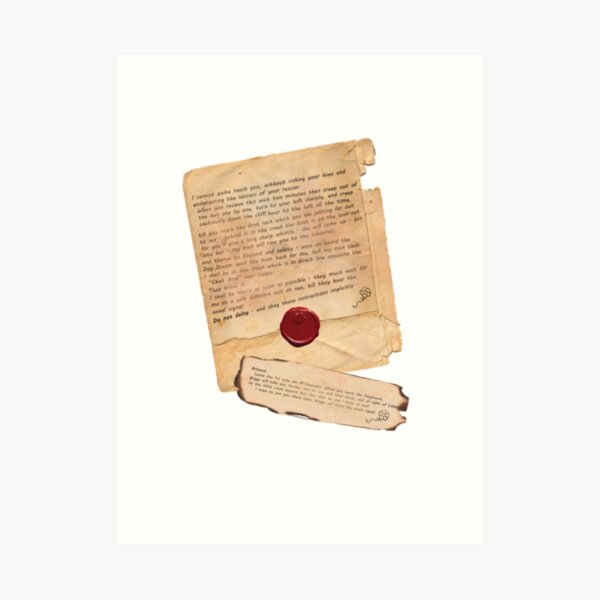 The Scarlet Pimpernel Escapes Art Print