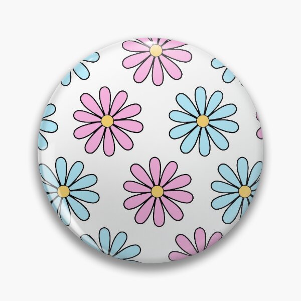 Item preview, Pink and Blue Daisies designed and sold by passionatelyem.