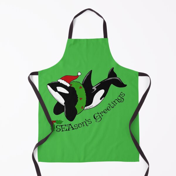 Item preview, Season's Greetings Killer Whale designed and sold by sharkbait83.
