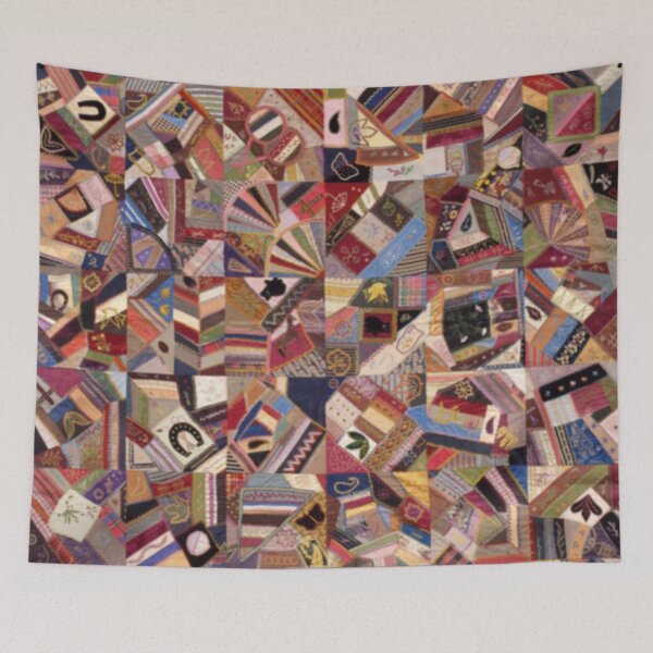 Item preview, 1850 Crazy Quilt designed and sold by BlueSpecsStudio.
