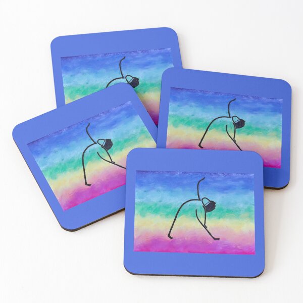 Item preview, Trikonasana charcoal and pastels designed and sold by Joeyaff.