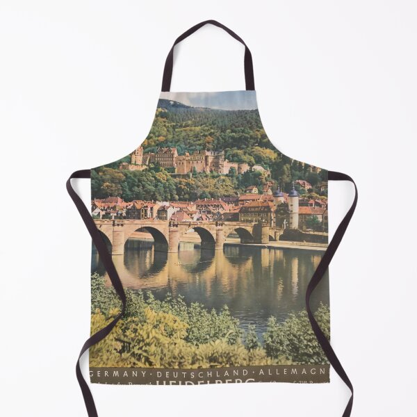 Item preview, Heidelberg vintage travel poster designed and sold by stickart-marek.
