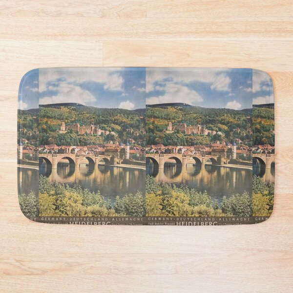 Item preview, Heidelberg vintage travel poster designed and sold by stickart-marek.