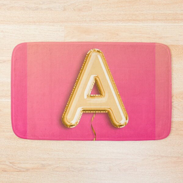 Item preview, Monogram Letter A, A in Gold, A in Pink, Cute Monogram, A Balloon designed and sold by Londonluxie.