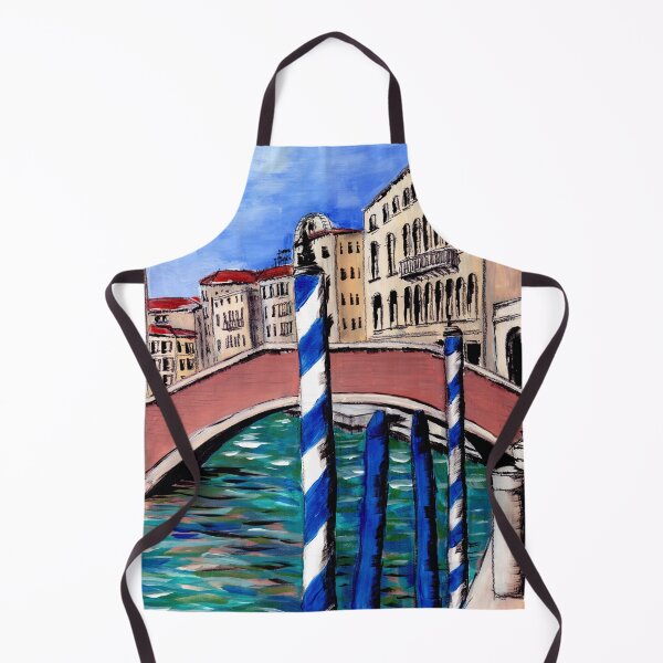 Item preview, Blue Poles (Venice) designed and sold by BlackSwanArt.