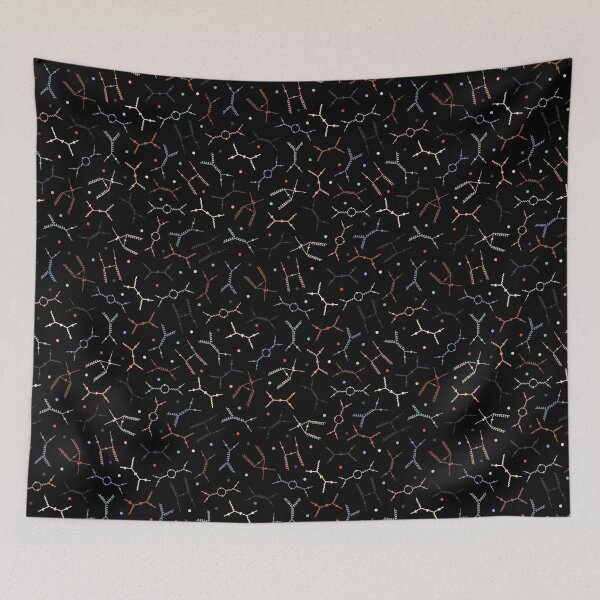 Item preview, Feynman diagrams and Particles on Black designed and sold by Hodgepodge Bricolage.