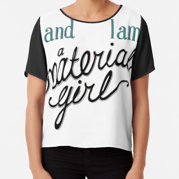 Madonna Material Girl T Shirts Redbubble