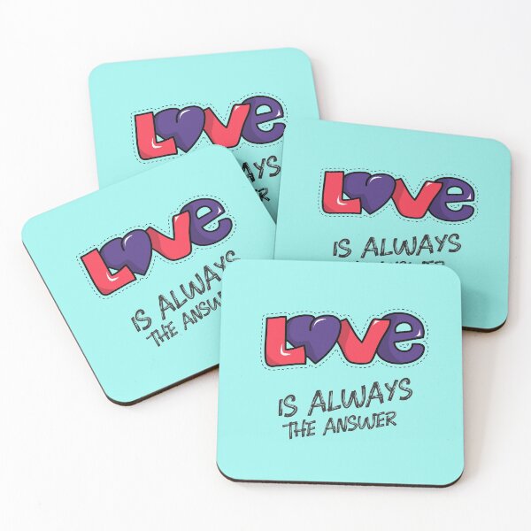 Item preview, love is always the answer - love you design - xoxo designed and sold by cathelkav.