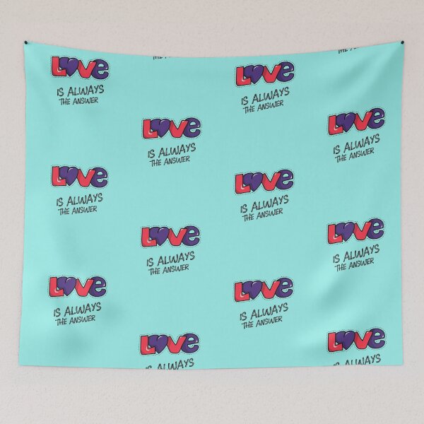 Item preview, love is always the answer - love you design - xoxo designed and sold by cathelkav.