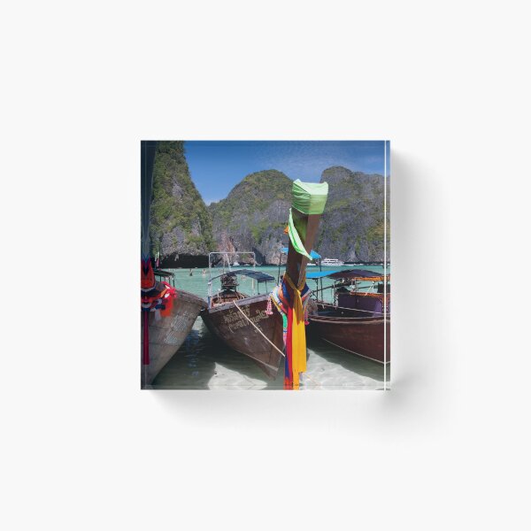 Item preview, Thailand Ko Phi Phi Beach & Boats in Color designed and sold by Photoluminous.